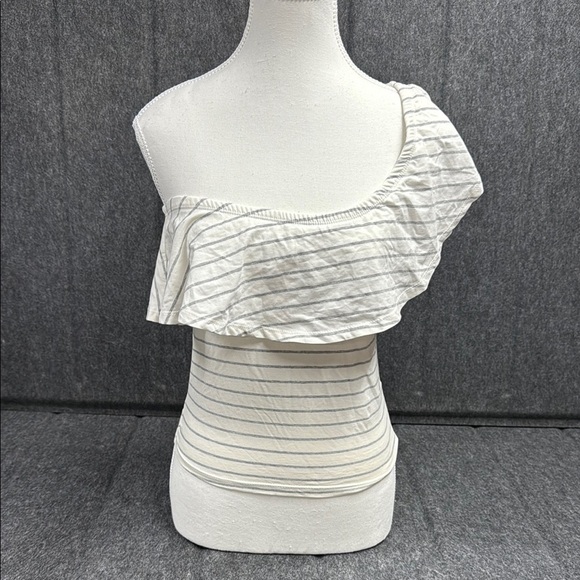 Cotton:on Tops - Cotton:on White Asymmetrical Ruffled Blouse